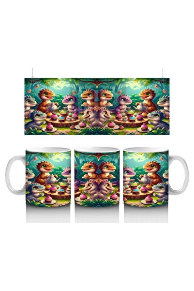 Wisdom Rain كوب على شكل ديناصورات يحب الأطفال الحليب ويقومون بحفلات الكيك