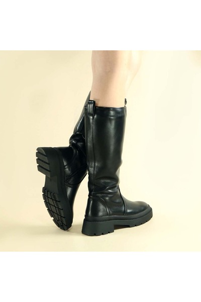 OEM Cizme lungi până la genunchi, pentru damă, căptușeală călduroasă la interior, 8717-29