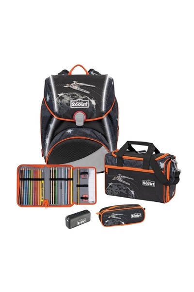 Scout Ghiozdan "NAVA SPATIALA", set 4 piese