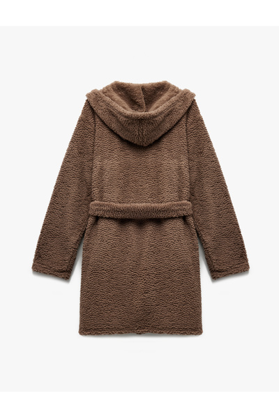 Koton Φούτερ με κουκούλα από φλις με άνετη εφαρμογή και κρυφή λεπτομέρεια τσέπης