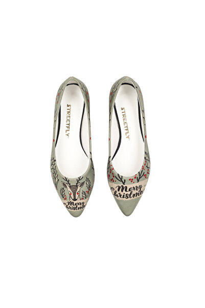 Streetfly New Year Themed Women's Ballerinas