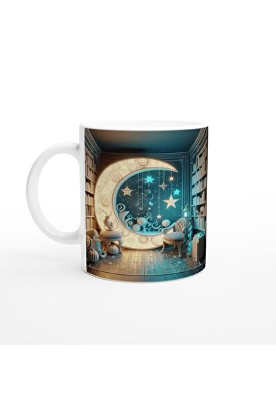 Wisdom Rain كوب قهوة مطبوع عليه برج السرطان - Zodyak Libra Vs4