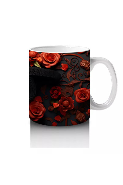 Wisdom Rain Bembeyaz Mask in the Dark of the Rose – Gift Coffee Mug