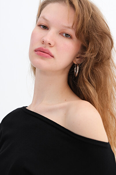 Addax Boat Neck Knitwear Sweater K10330