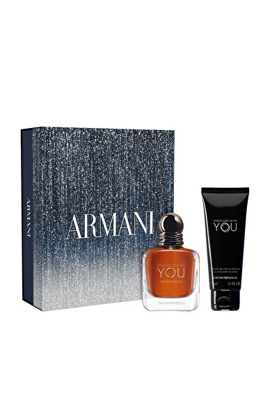 Giorgio Armani Gift set Stronger With You Intensely, Eau de Parfum, Men, 50 ml + Shower Gel 75 ml