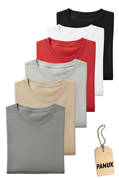 Dolce Destino Premium 6-Piece Long Sleeve Bodysuit & Underwear Set – Long Sleeve T-Shirt with Breathable Single Jersey Quality