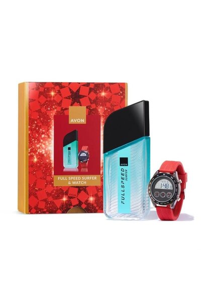 AVON Set cadou Full Speed Surfer și ceas pentru El