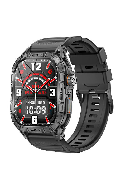 Salpido GD SW-08 Peridot Bluetooth Smart Watch – Activity, Sleep & Health Monitoring - Black