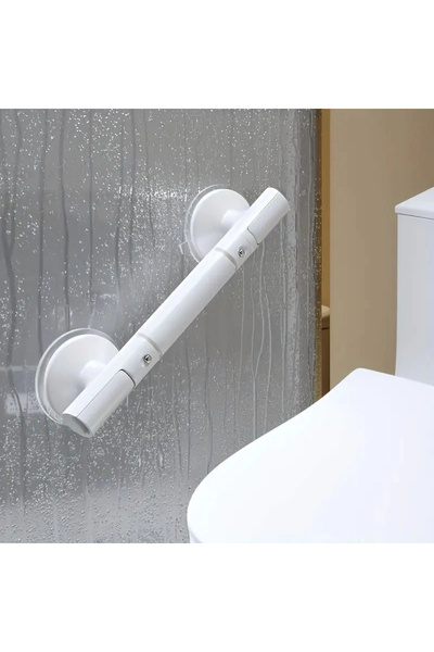 SHOPYTECH Vantuzlu Banyo Tutunma Barı Kaymaz Duş Tutma Kolu Emniyet El Rayı Y...