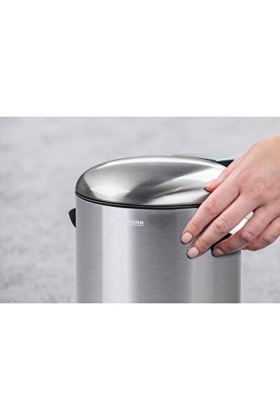 FACKELMANN PARIS 3L waste bin, with pedal for office or bathroom