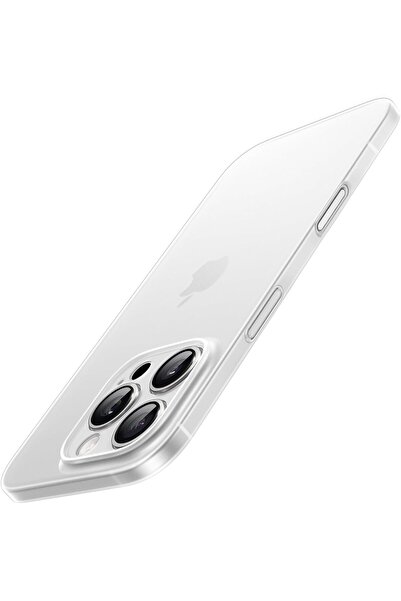 JETech جراب نحيف للغاية لهاتف iPhone 16 Pro Max (6.9 بوصة) - شفاف غير لامع