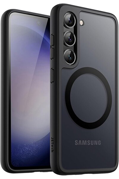 JETech جراب مغناطيسي لهاتف Samsung Galaxy S23 5G مقاس 6.1 بوصة (أسود)
