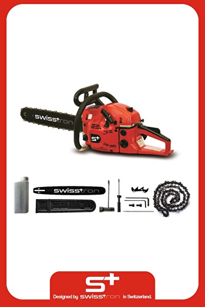 SwissTron SW5020 Motorlu Testere 50 cm Pala - 3 HP - Benzinli Testere Ağaç Kesme Testeresi Hızar Ağaç Motoru