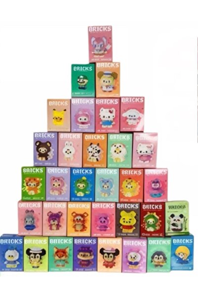 Bricks Yapı Oyuncak RASGELE MODEL SEVİLEN KARAKTERLER