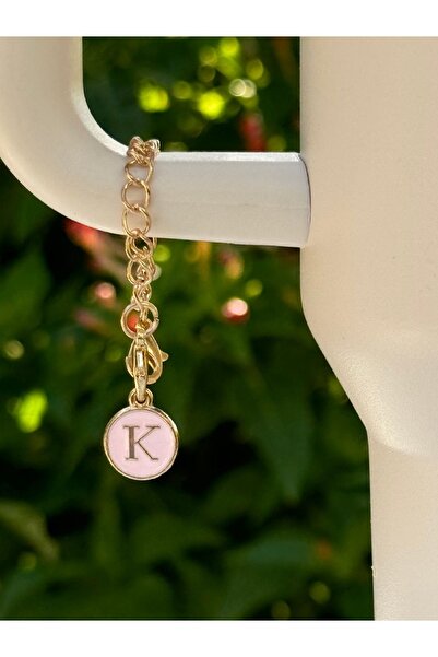 YuccaCo Accessorize Your Life ملحق متوافق مع الترمس الوردي مع حرف K/ سحر التر...