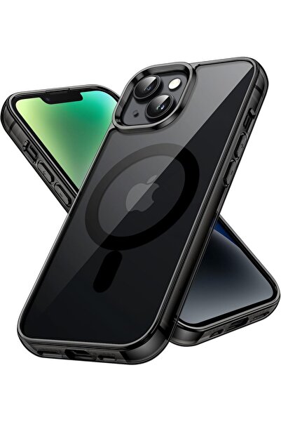 JETech Magnetic Case for iPhone 14 6.1-Inch Compatible with MagSafe (Black)
