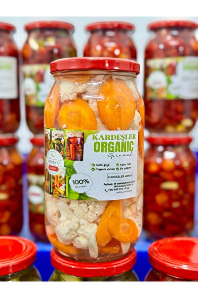 Kardeşler organik Ev yapımı Karnabahar turşusu 1400gr