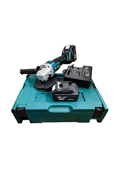 German Meister Professional Cordless Angle Grinder with 2 Batteries 36V 8Ah, 125mm, Carrying Case