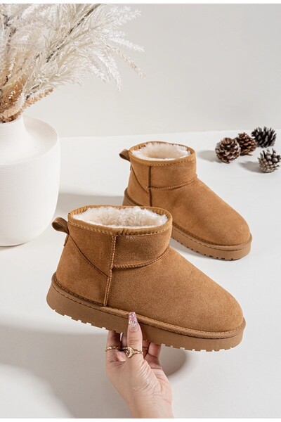 Rock and Joy Γυναικεία χειμωνιάτικα μποτάκια με ζεστή επένδυση, αντιολισθητικά, ελαφριά, άνετα