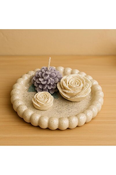 Sabletscrafts El Yapımı Premium Dekor Seti Mum