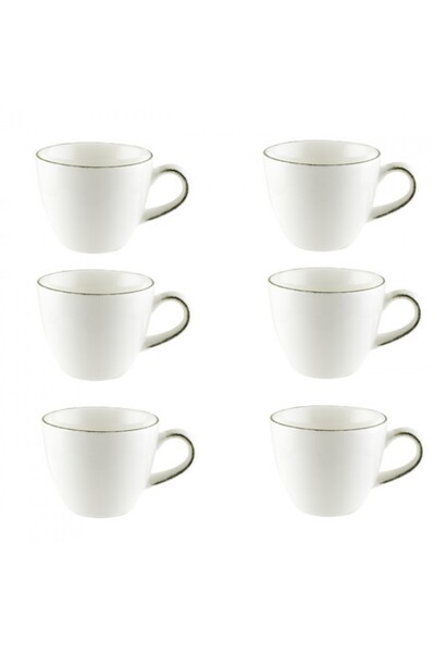 Bonna Set 6 cesti ceai,portelan IRIS 230ml,(E103 RIT 01CF)