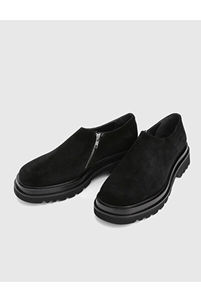 İLVİ Riven Hakiki Süet Deri Siyah Erkek Bot