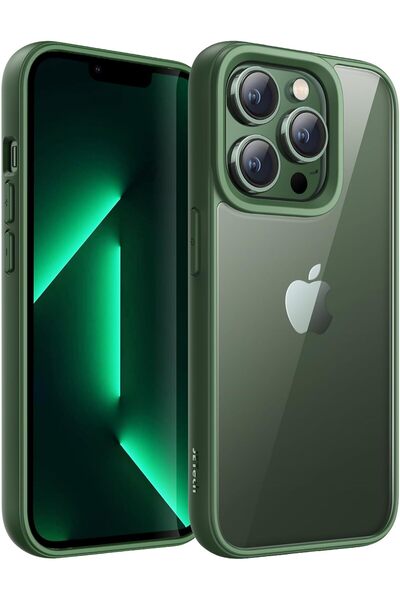 JETech جراب لهاتف iPhone 13 Pro Max مقاس 6.7 بوصة (أخضر جبال الألب)