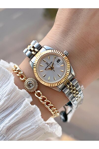 Daniel Klein 2 Years Warranty Jubile Cord 3 Atm Water Resistant Women Wristwatch+Bracelet F.Z.10030.4