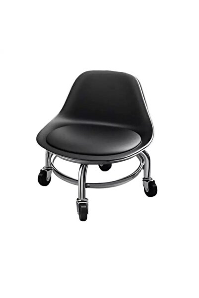 Pauco Profesional Scaun de pedichiură Pauco cu spătar pe roți, rotație 360° -...