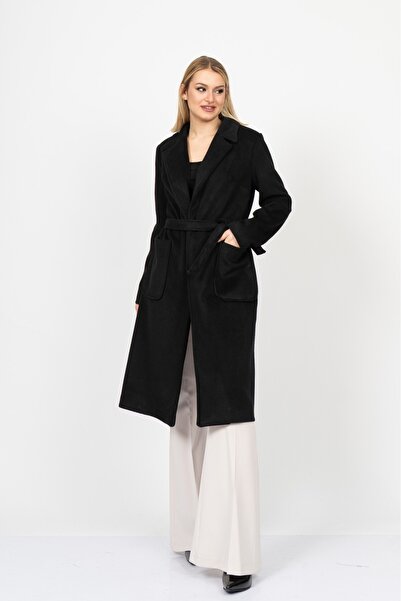 MissVina Cozyluxe Belted Long Wool Coat – 2627