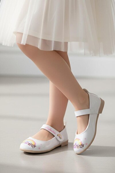 PARLAVERA Girl's Labubu Themed Sequin Ballet Flat Shoes