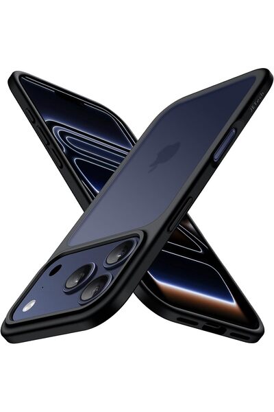 JETech جراب غير لامع لهاتف iPhone 17 Pro Max مقاس 6.9 بوصة، مقاوم للصدمات، ظه...