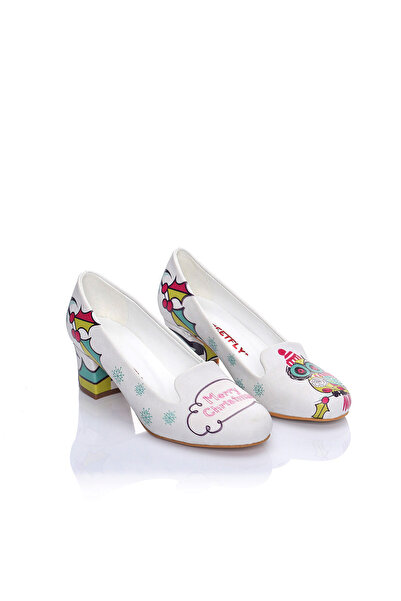 Streetfly Christmas Themed Women's Classic Heeled Shoes