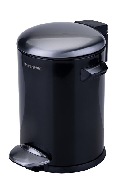 FACKELMANN PARIS 3L waste bin, with pedal for office or bathroom