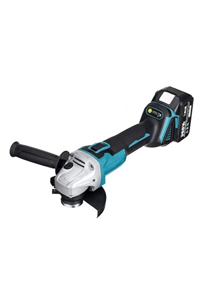 Drillpro Angle Grinder 800 W, 125 mm, 10,000 rpm, 2 Batteries, Blue