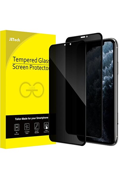 JETech Privacy Full Coverage Screen Protector for iPhone 11 Pro Max/XS Max 6.5-Inch (2-Pack)