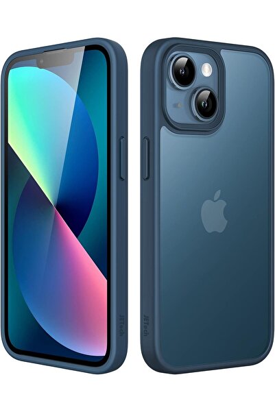 JETech Matte Case for iPhone 13 6.1-Inch (Storm Blue)