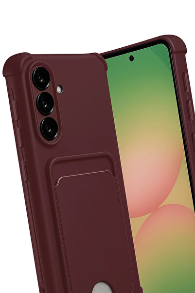 NewFace Sptrns Samsung Galaxy A17 5g Kelvin Silicone with Business Card (183930) - Burgundy