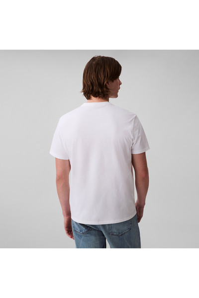 Calvin Klein Deboss Mono Graphic Men's White T-Shirt