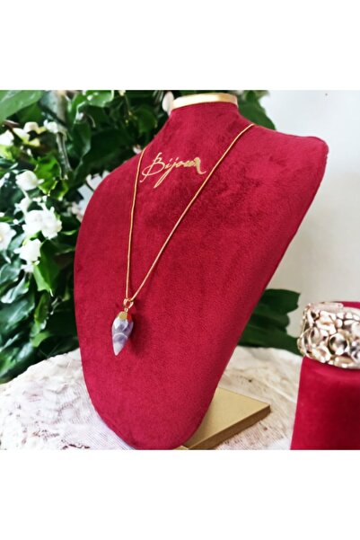 Ezera - Faceted Amethyst Teardrop Pendant, 14K Gold Plated, 13x25mm