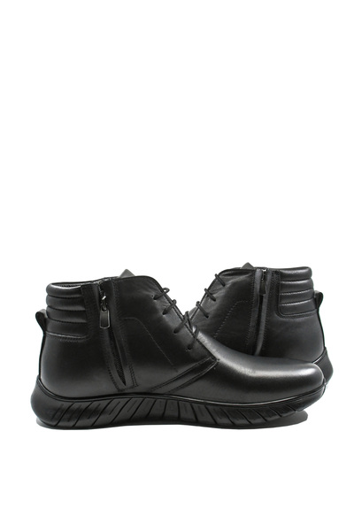 GORETTI men's black leather boots, classic style (GOR 1948)