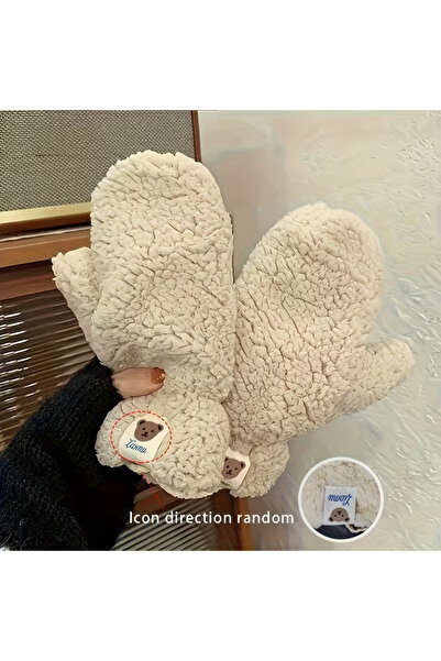 textile dünyası SHERPA PUFFY YUMUŞAK SICAK TUTAN ELDİVEN