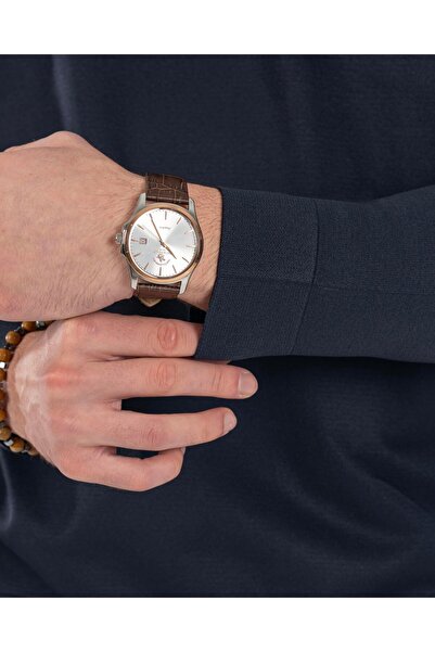 TerziAdemAltun Italian Style S Slim Fit Crew Neck Knitwear Sweater Navy Blue T14497