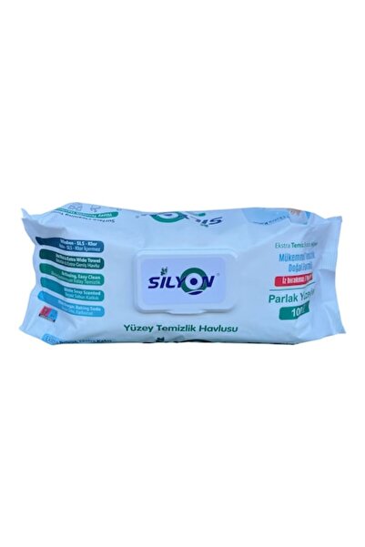 Syloon Silyon multisurface wet wipes with baking soda and vinegar, cloth-type, 100 pcs