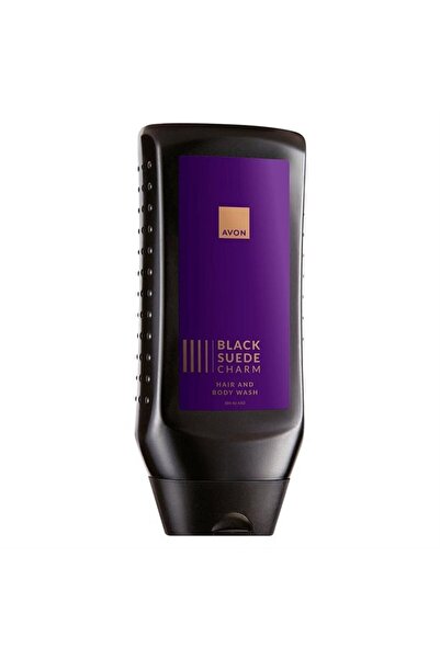 AVON Black Suede Charm Hair and Body Shower Gel