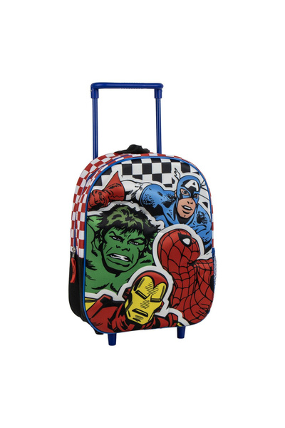 AVENGERS 3D kindergarten trolley, 31x25x10 cm 1 compartment