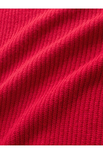 GAP Kadın Kırmızı CashSoft Shaker Örgü Turtleneck Kazak