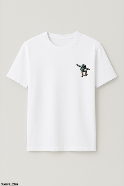 CALKARCOLLECTION Unisex Oversized Cosmic Dust Astronaut T-Shirt