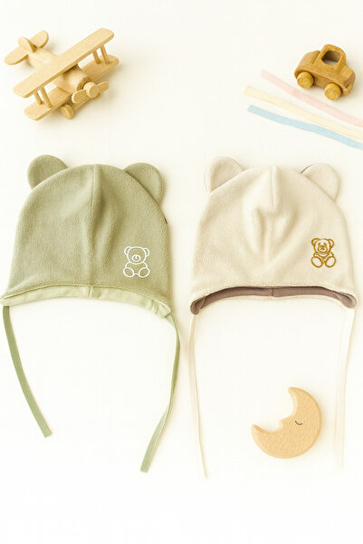 greenmoss Fleece on the Outside, 100% Cotton on the Inside, Baby Beanie