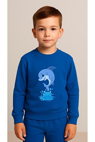 playwear Παιδικό Φούτερ Σετ με στάμπα ΕΛΑΦΡΥΝΟΝΤΑΣ ΦΑΛαινά, για Κορίτσια και ...